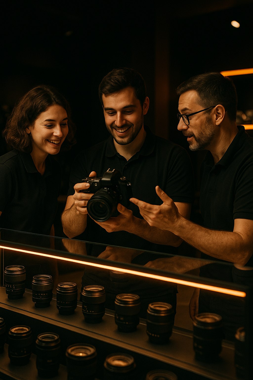 Команда магазина фототехники Kraken (Кракен) за работой